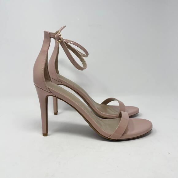Dream Pairs Karrie Blush Pink Stiletto Heel Strappy Sandal - Picture 2 of 8